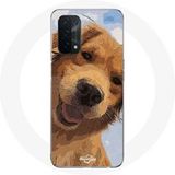 Maniacase Hoesje Oppo A74 5G Golden retriever Hondenras