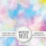 Watercolor Libri GmbH Watercolor Pastel Scrapbook Paper Pad