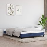 Maison Exclusive - Cadre de lit sans matelas, bleu, 140x190 cm, rembourré