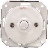 Fontini Garby Colonial - Bouton-poussoir en porcelaine blanche Réf. 31310173