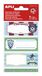 Apli Calcio schooletiketten, 91 x 36 mm, meerkleurig, 9 stuks