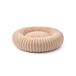 Wintem - Hondenbed donut, anti-stress, zacht en wasbaar, met antislip onderkant, omwikkeld ontwerp voor diepe ontspanning, ideaal voor het dagelijkse herstel van honden en katten (beige, M Ø 50 cm)