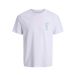 JACK&JONES JORDAWN TEE SS CREW NECK SMU T-shirt Homme Blanc Coton M