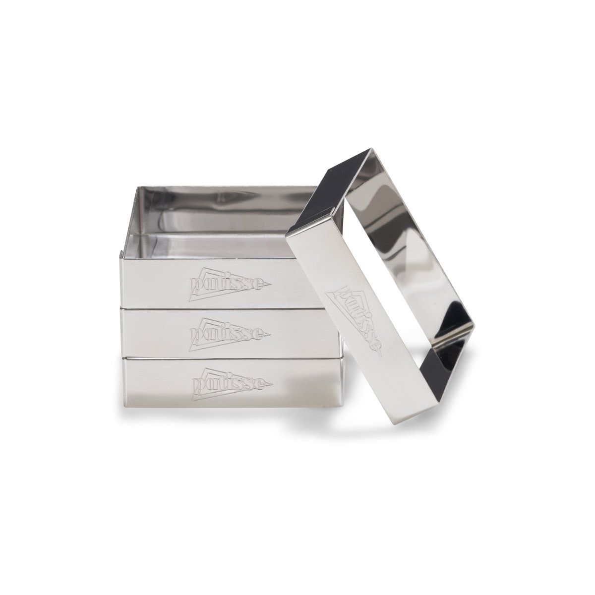 Patisse Set flan ringen rvs 4 dlg. 8 cm - 8712187021502