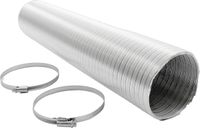 Merkloos / Sans marque WEHA compactslang aluminium 100mm x 2,5m incl 2 slangklemmen