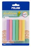 MILAN® blisterverpakking - 6 repen - pastelkleuren (70 g)