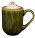 Mica Decorations Koffiemok / theemok Nusa - groen - 220 ml - mokken - keramiek