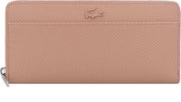 LACOSTE Chantaco Classics Long Zip Wallet Cork Oud roze