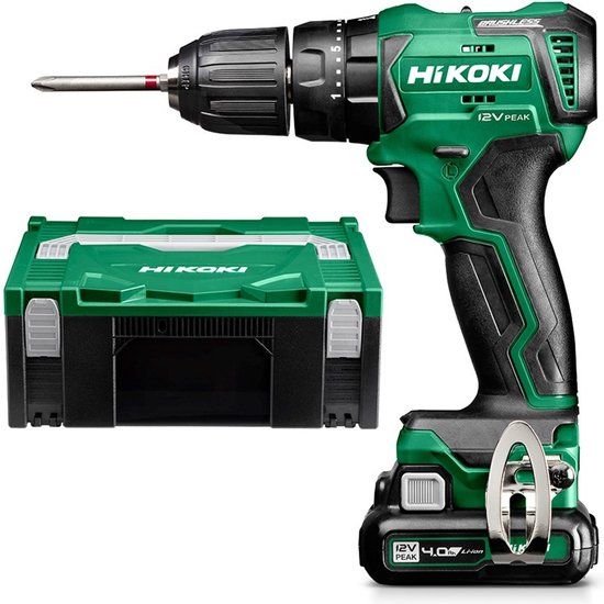 HiKOKI DV12DDWHZ Accu Klop-Boorschroefmachine 12V - Koolborstelloze motor