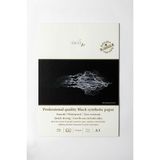 SM-LT Fine Arts Block, Yupo zwart, A3, 10 vellen, 155 g/m²