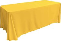 LA Linnen polyester Poplin rechthoekig Tablecloth, 90 van 132-inch