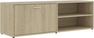 vidaXL Tv-meubel 120x34x37 cm bewerkt hout sonoma eikenkleurig