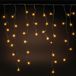 Guirlande lumineuse LED, stalactites, 10 mètres, 600 LED, blanc chaud, IP44
