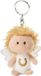 Nici Sleutelhanger Beschermengel Junior 7 Cm Pluche Wit/goud