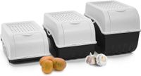 Novaliv Aardappelbewaardozen set | 3,5L + 5L + 9L | Wit