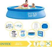 Intex Rond Opblaasbaar Easy Set Zwembad - 244 x 61 cm - Blauw