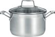 Scanpan Impact Kookpan met Deksel - 4,5 Liter - 22cm - RVS Geborsteld - Zilver