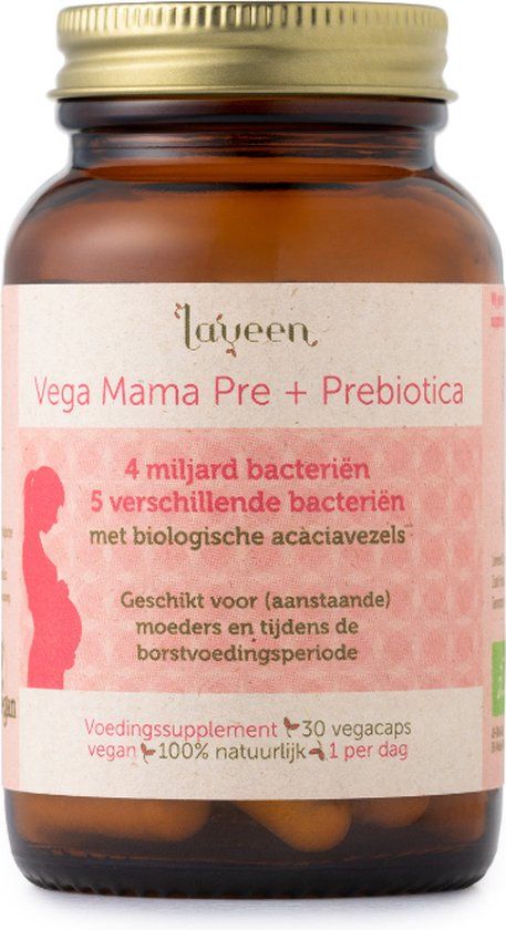 BIO Vega Mama Pre+Probiotica - 30 vegacapsules - BIO gecertificeerd