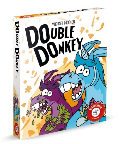 Piatnik 6681 6681-Double Donkey | Korte en emotionele mix van dobbelstenen en kaartspel | Vanaf 8 jaar
