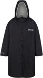 Regatta Waterdichte Omkleedjas Zwart Lange Mouw Rits Volwassenen Polyester