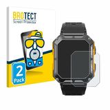 BROTECT - Screenprotector voor Njord Gear The Indestructible Smartwatch - Folie Beschermfolie matte 2 Stuks