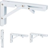 Merkloos Relaxdays Inklapbare Plankdragers Set van 4