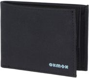 oxmox New Cryptan RFID Protect Pocketbörse Pure 2.0 Print Cyan Black zwart