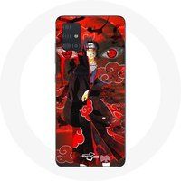Maniacase Etui voor Samsung Galaxy A51 5G Itachi Uchiwa Naruto Anime
