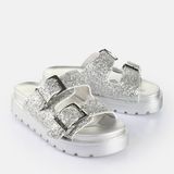 Buffalo RAYA ARI GLAM - SILVER Dames Sandaal - zilverkleurig - EU37