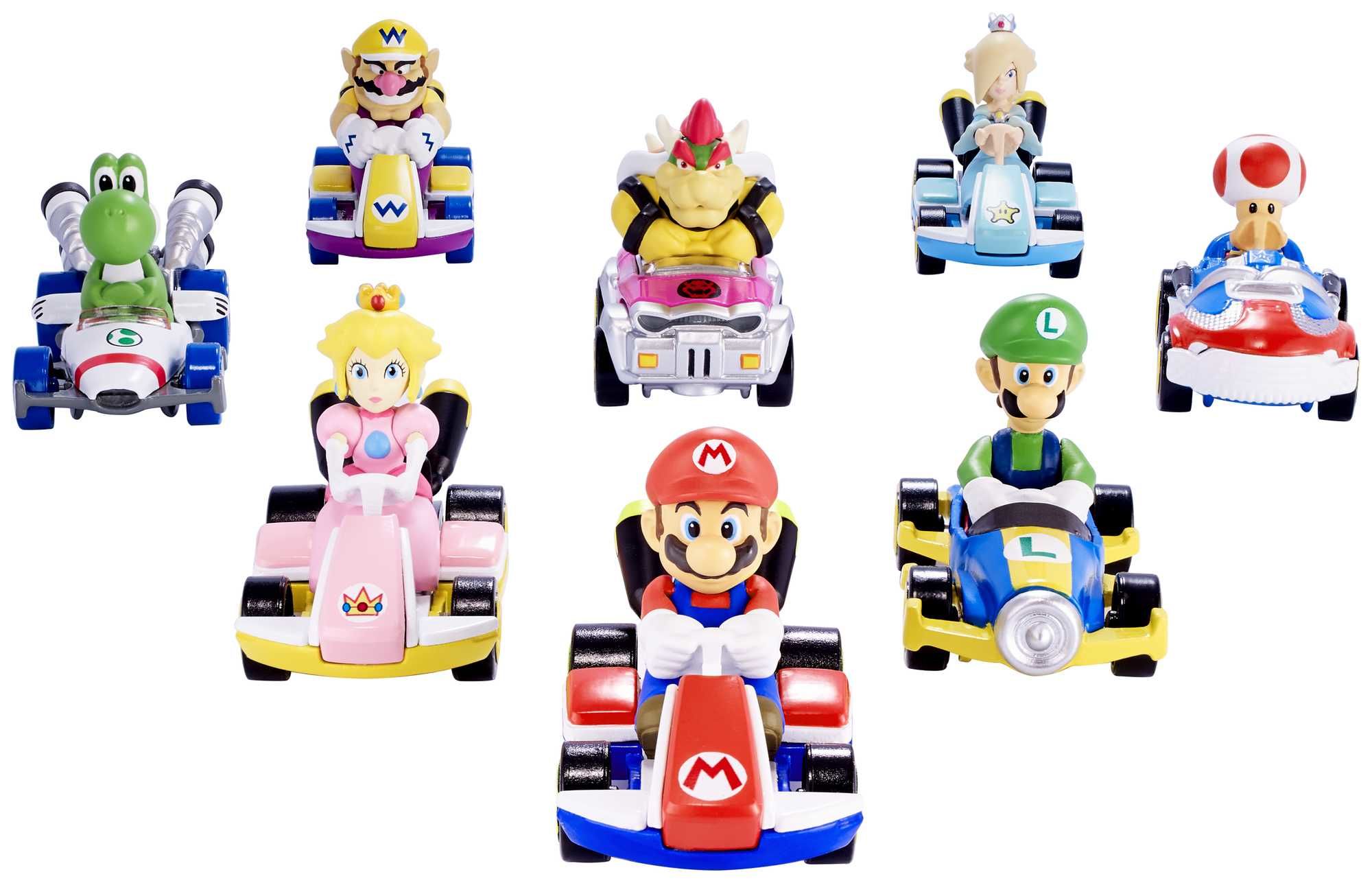 Hot Wheels Mario Kart Assortiment Voertuigen - 1:64 Scale - Multicolour