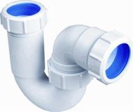 Bouwkern McAlpine Buissifons kunststof buissifon model P met komo keur 40x40mm 2xklem verbinding