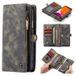 Caseme Étui Portefeuille Multifonctionnel 2-en-1 pour iPhone 11 - Gris