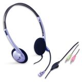 Genius Computer Technology Genius HS-02B Stereo Headset - Wired - Office/Call Center