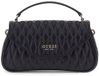 GUESS Valla Top Handle Flap Bag Black Zwart
