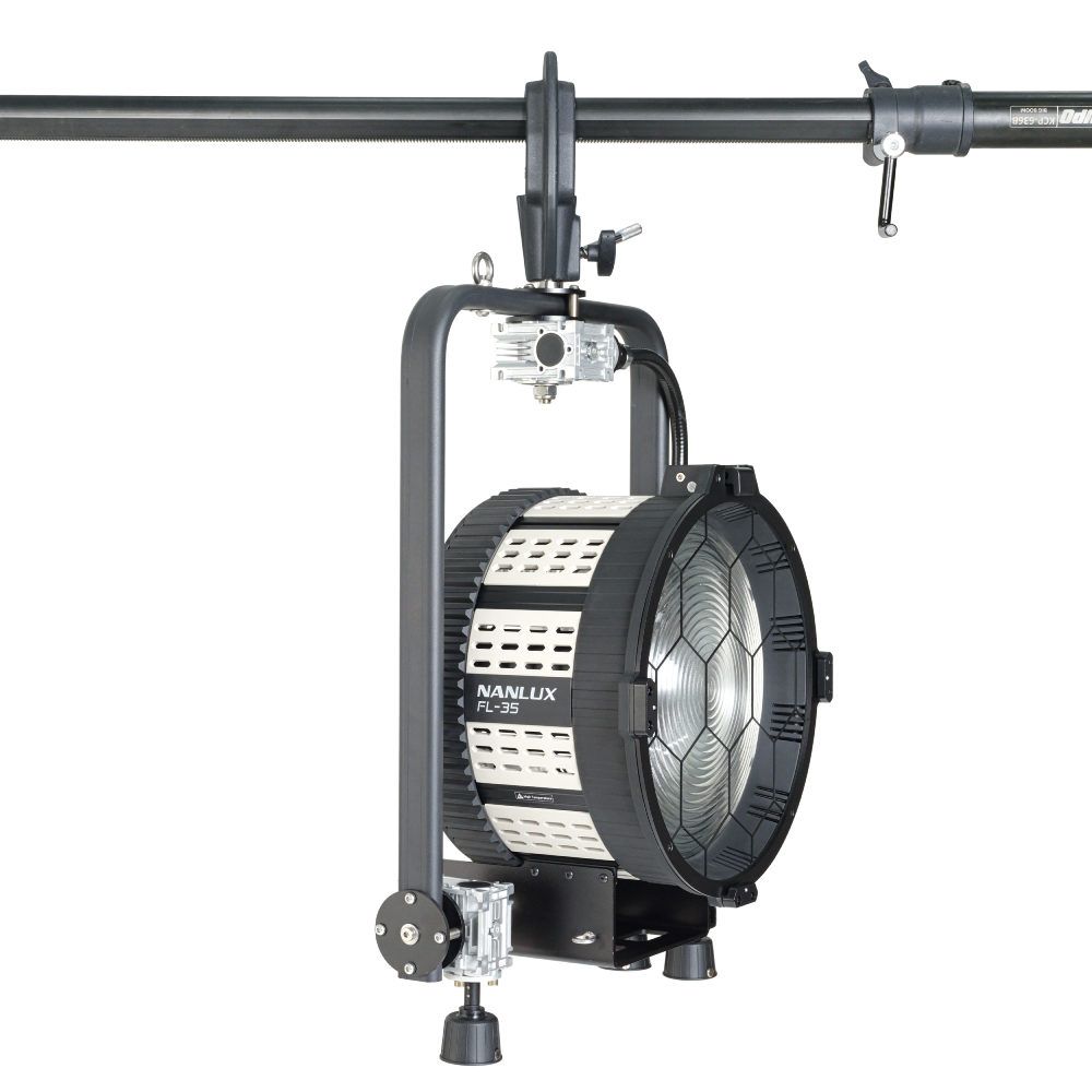 Nanlux FL-35-PO Fresnel with Pole-Operated Yoke