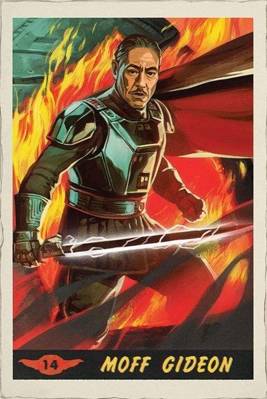 Star Your Decoration B.V. Poster Star Wars The Mandalorian Moff Gideon Card 61x91,5cm