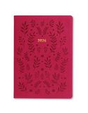 Letts of London Woodland A5 week om dagboek 2026 te bekijken - Roze 26-082162