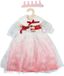 Heless Poppenjurk Winterprinses Lumi met Kroon en Cape - Maat 35-45 cm
