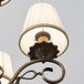 Lindby Kroonluchter - 5 Lichtpunten - Textiel, Metaal - Wit, Antiek Messing - E14