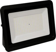 MC-Shine LED Schijnwerper - Breedstraler - Gevelverlichting - Slimline - 200W - 10.500 Lumen - 4000K - Neutraalwit - IP65 - Zwart