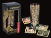 Carmani Verres à vodka « Arbre de Vie » de Gustav Klimt et 4 sous-verres en liège
