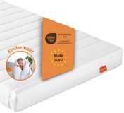 sleepling Basic 30 - kindermatras 70x140 cm comfortschuim - matras met hardheidsgraad 2 zacht - 9 cm hoogte - afneembare hoes - Made in EU - topkwaliteit - 70 x 140 x 9 cm - wit