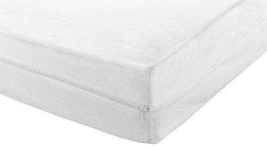 Integrale Matrasbeschermer SwissSleep Waterdicht - Jersey - Eenpersoons - 90x200 cm - Wit