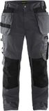 Blåkläder Werkbroek met spijkerzakken 1555-1860 - Medium Grijs/Zwart - D104