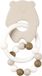Nattou SILICONE Bijtring - Beer - 13 cm - Klei