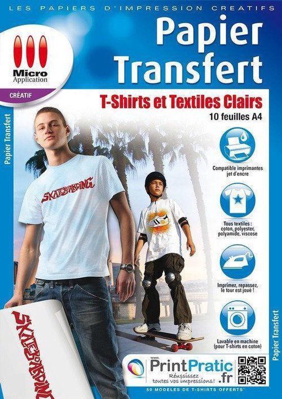 Micro Application Papier transfert pour textiles (8) 5760 dpi