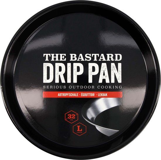 The Bastard Compact Drip Pan - 25cm - Black - Steel