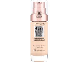 Maybelline New York Dream Radiant Liquid Foundation - 20 Cameo - 30ml