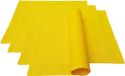 Lemos Home Placemat placemat 4 stuks ca. 46 x 36 cm van katoen vele kleuren (geel)