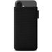 Adore June Mobiele telefoon zak Classic gerecycled zwart compatibel met iPhone 16 2024, moderne duurzame R-PES stoffen, Made in Europe